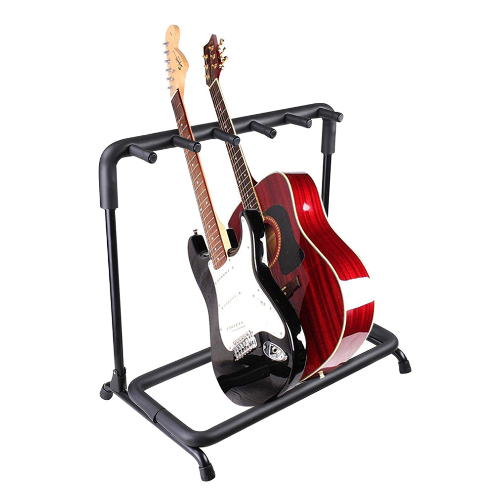 Yescom Stage Guitar Bass Stand Folding Display Rack 3/ 5/ 7/ 9 Opt