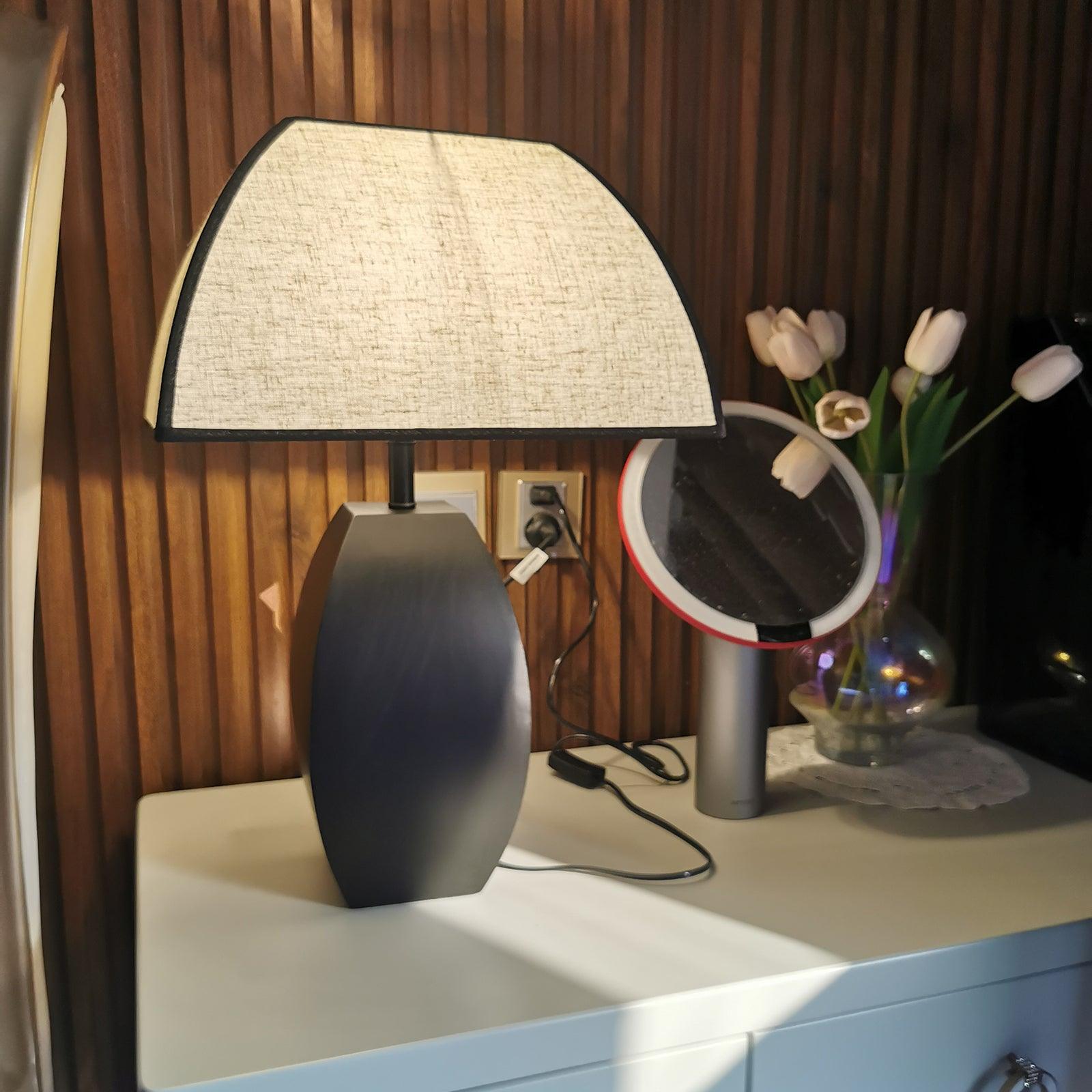 Javier Black Table Lamp