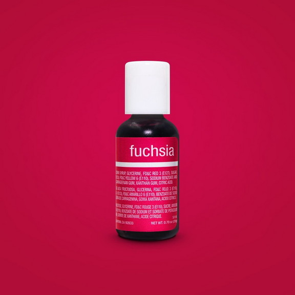 Chefmaster 5114 Liqua Gel 0.7 oz Fuchsia