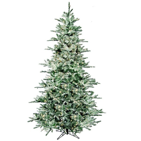 7.5' LED Flocked Vail Tree