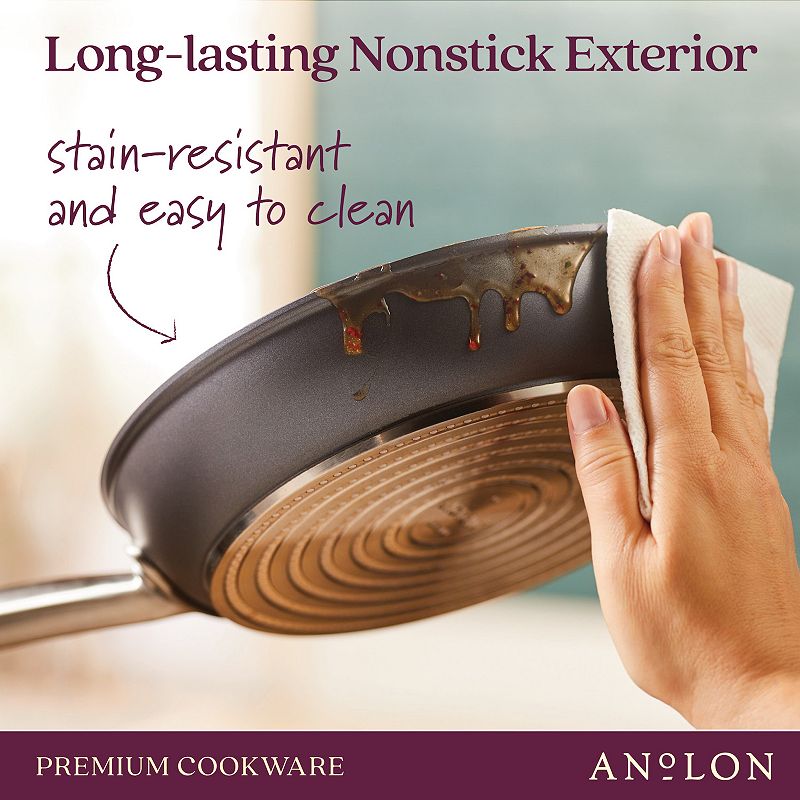 Anolon Accolade Hard-Anodized Precision Forge Wok