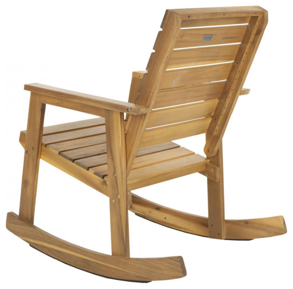 Lexie Rocking Chair Natural Brown   Modern   Rocking Chairs   by Virgil Stanis Design  Houzz