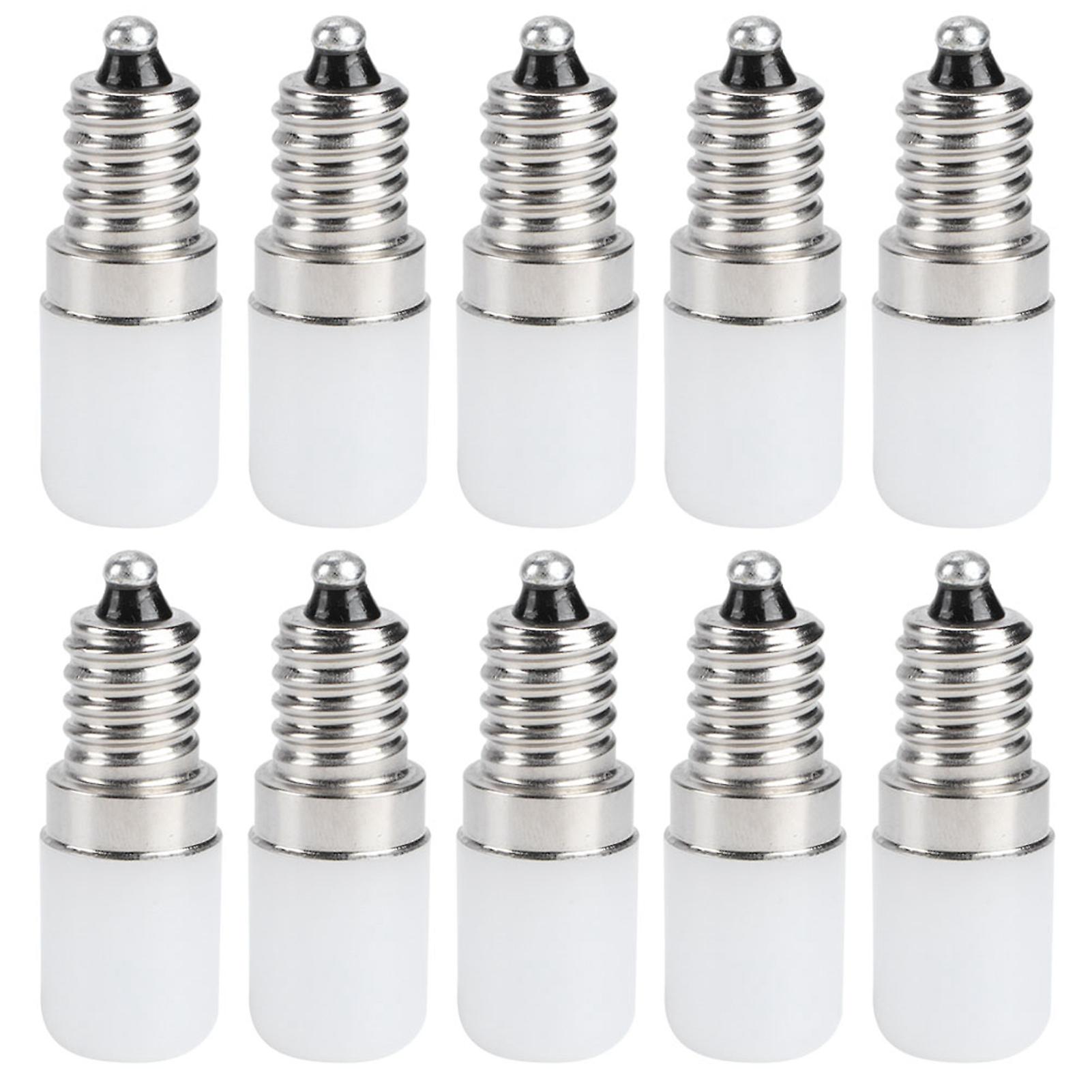 10pcs 1.5w E14 Lamp Bulb Warm White Light Bulb For Chandelier Wall Lamp Home Lighting Ac 110v