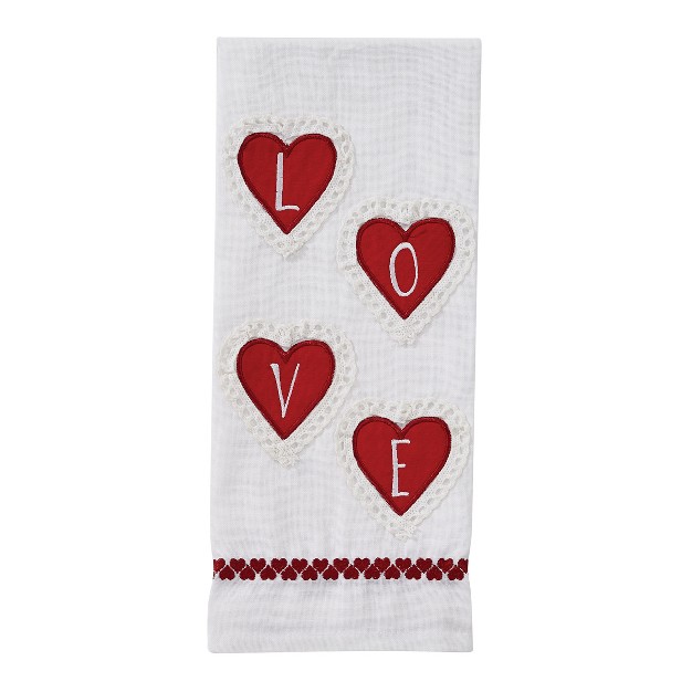 Park Designs Love Decorative Dishtowel Set Of 2