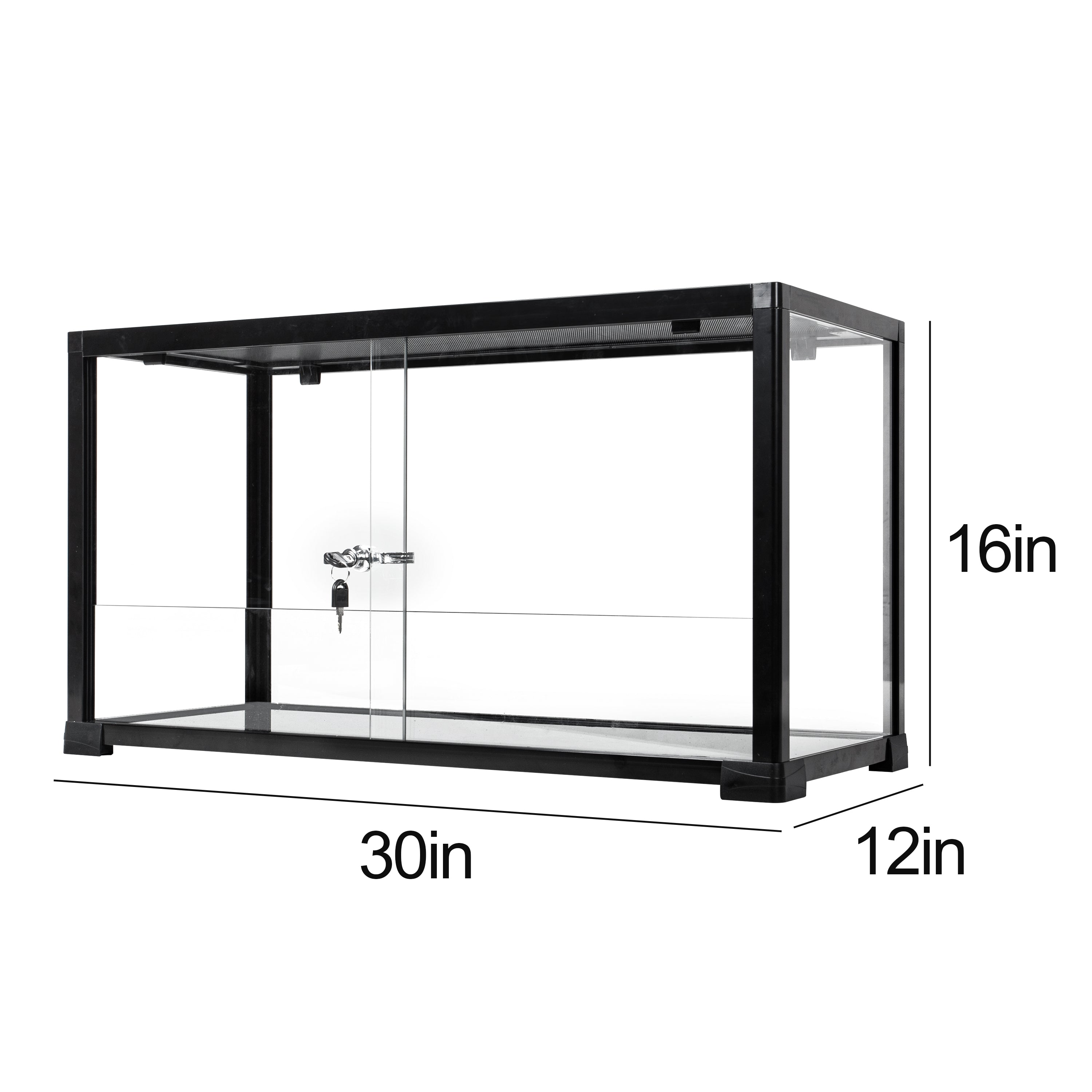 REPTIZOO Reptile Terrarium 25 Gallon， Sliding Front Doors Terrariums 24