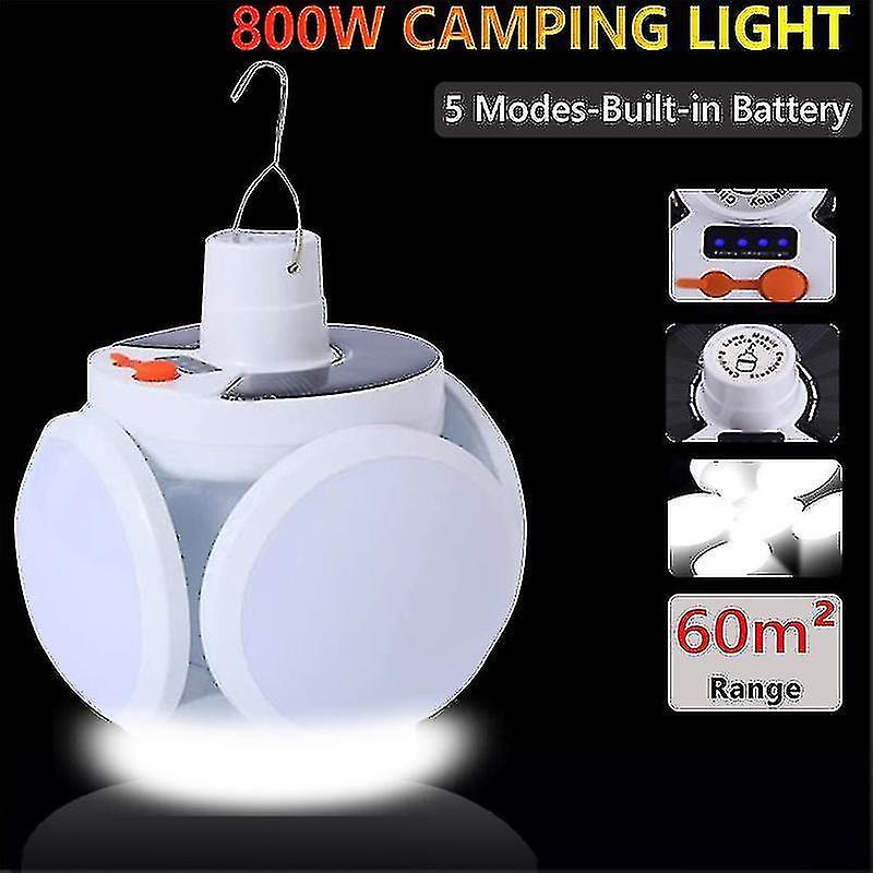 Solar Led Torch Usb Rechargeable Night Light Outdoor Camping Lamp Emergency Lights Portable Searchli