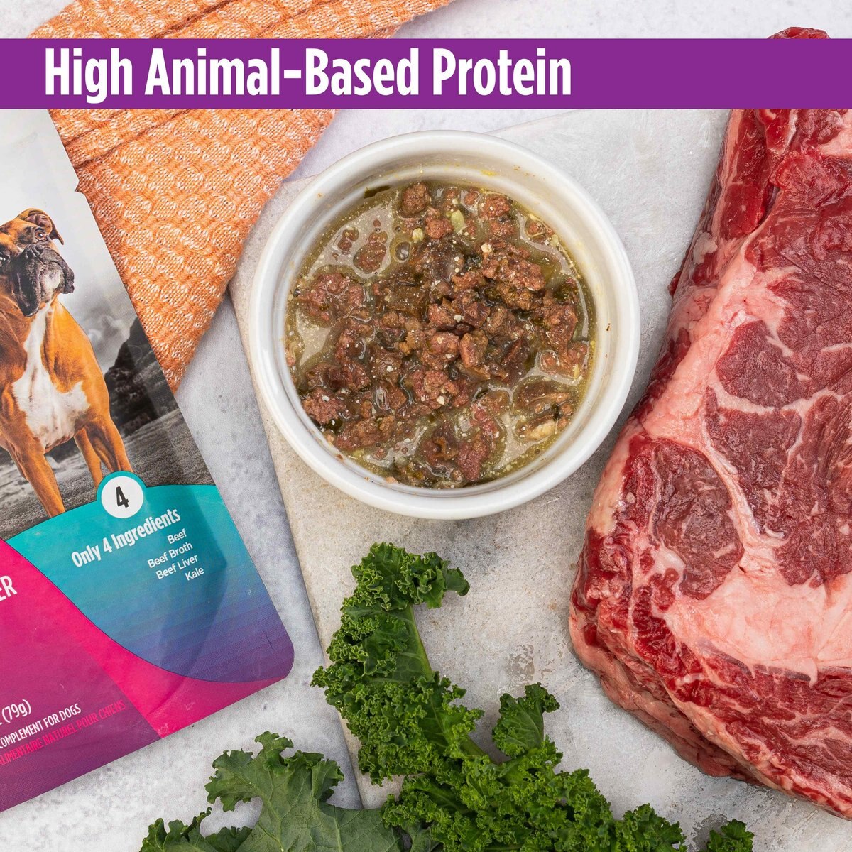 Nulo FreeStyle Beef， Beef Liver， and Kale in Broth Dog Food Topper