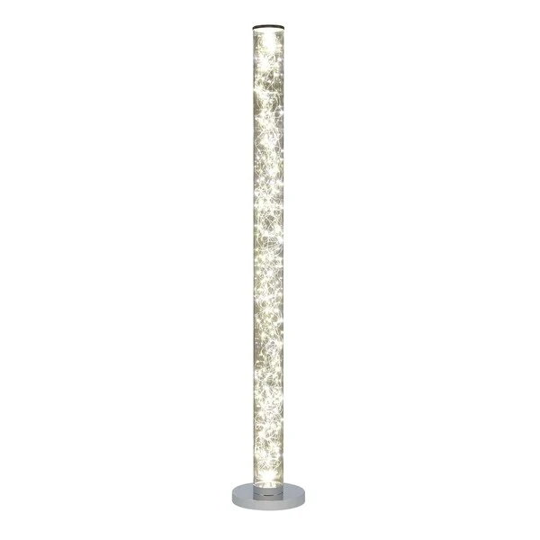 49 In. Exposed Rope LED Minari Clear Column Floor Lamp