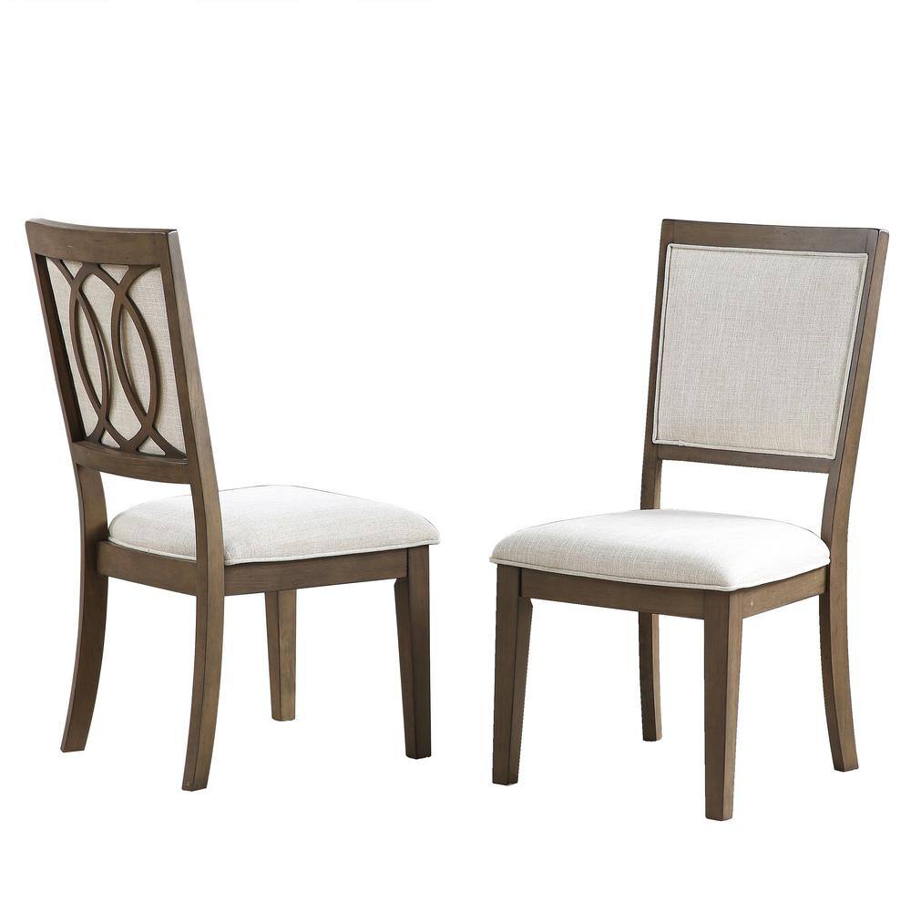 Steve Silver Bordeaux 18 in. Toffee Side Chair (Set of 2) BB500S