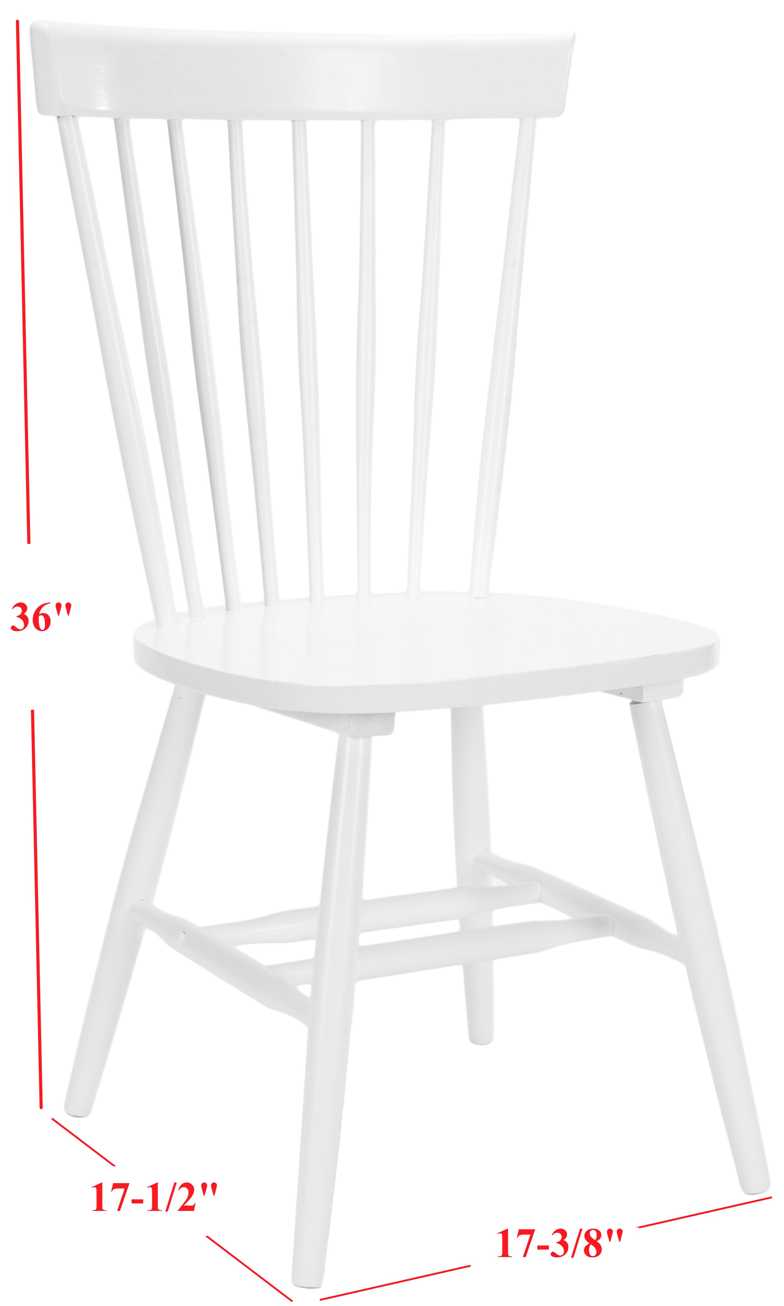 Safavieh Dining Chair， Set of 2， White