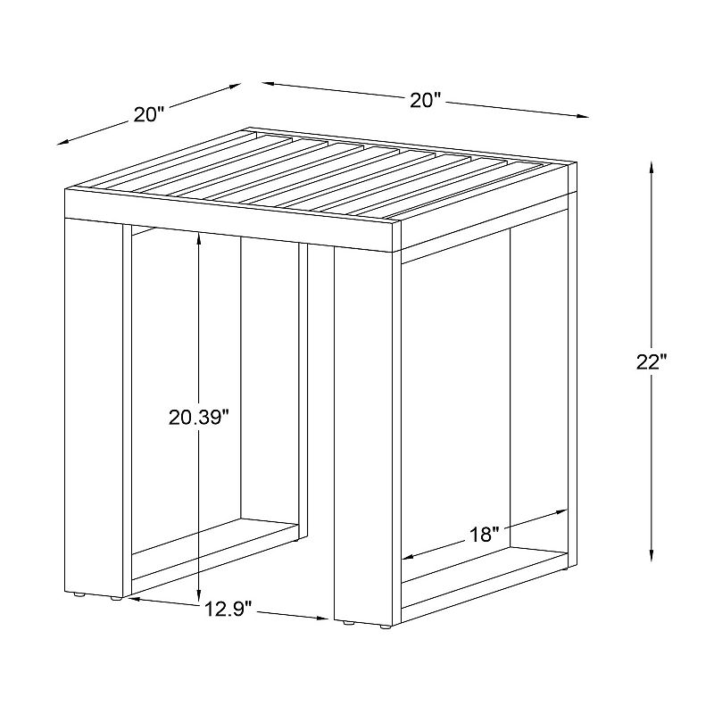 Linon Kessler Side Table