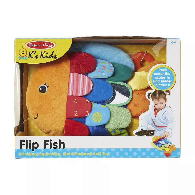 Melissa and Doug Flip Fish Plush Toy