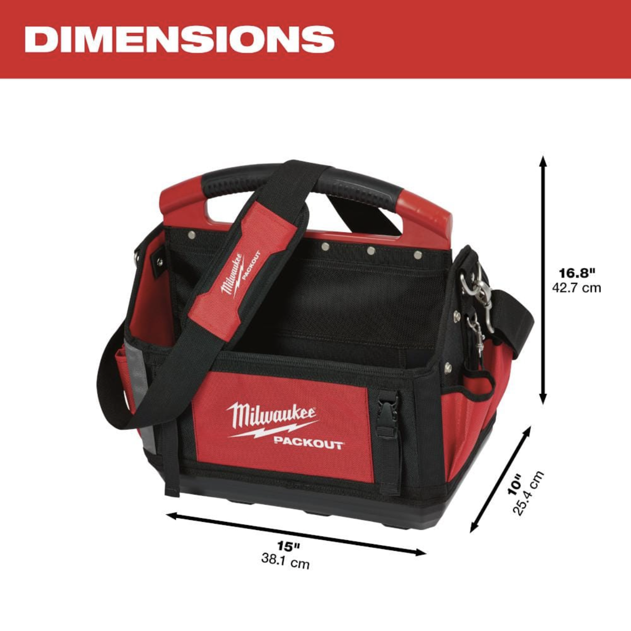 Milwaukee 15 in. PACKOUT Tote