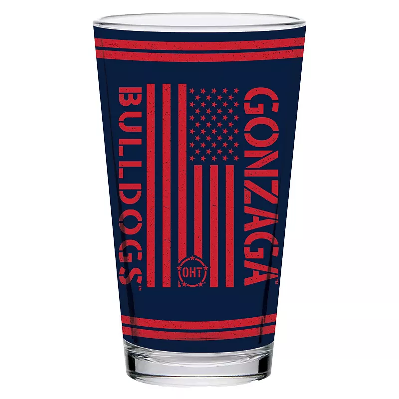 Gonzaga Bulldogs 16oz. OHT Military Appreciation Pint Glass