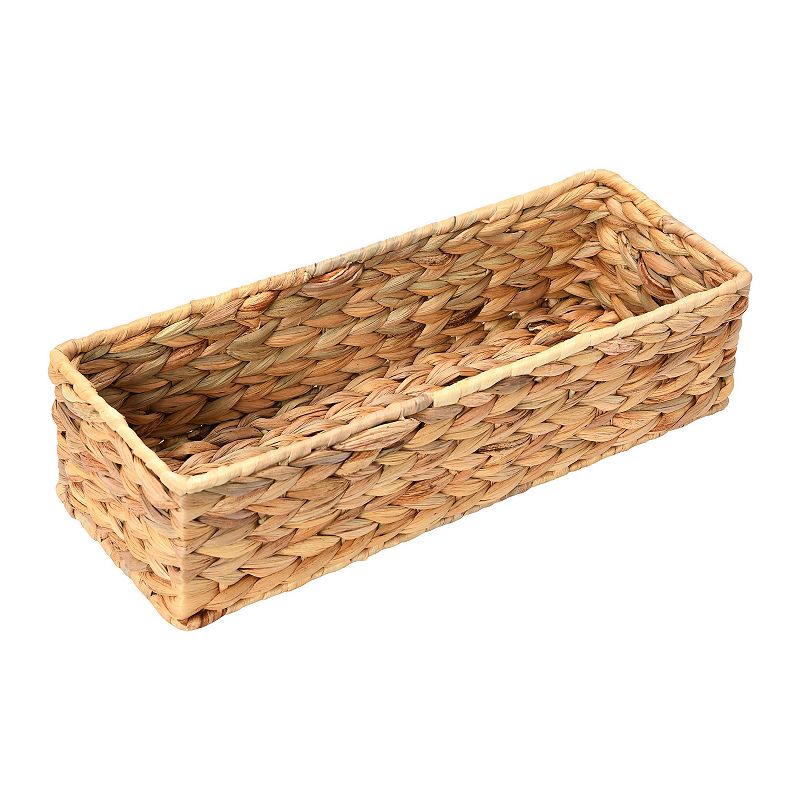 Household Essentials Hyacinth Rectangular Storage Basket