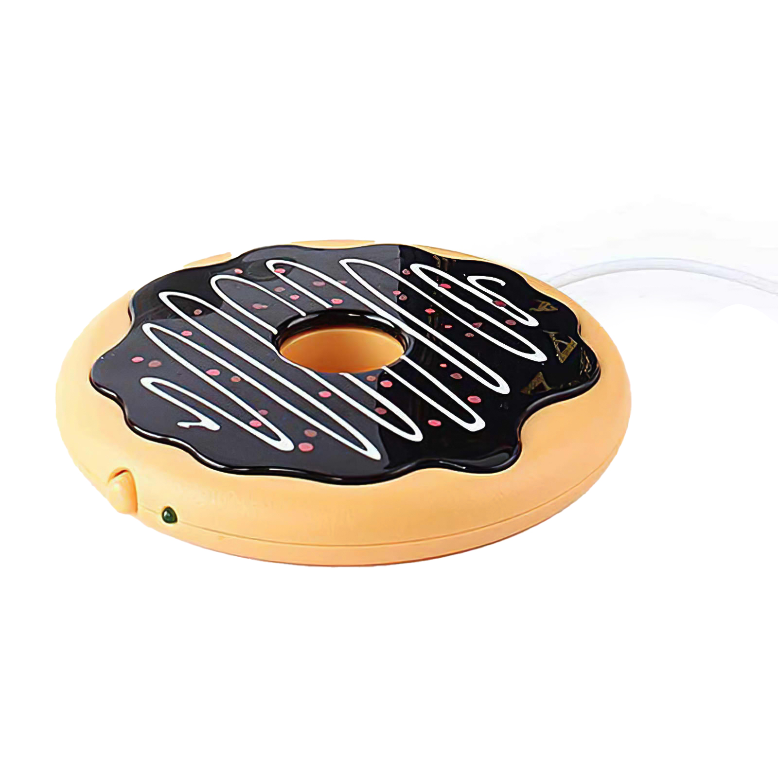 Hi FANCY USB Cup Warmer Coffee Mug Heating Pad Cookie Doughnut Shape Warmer Coaster Electric Cup Heater Coaster Cute Drink Warmer Mat