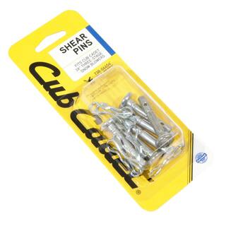 Cub Cadet Original Equipment Shear Pins for All Cub Cadet 3X Three Stage Snow Blowers (Set of 6) 490-241-C062