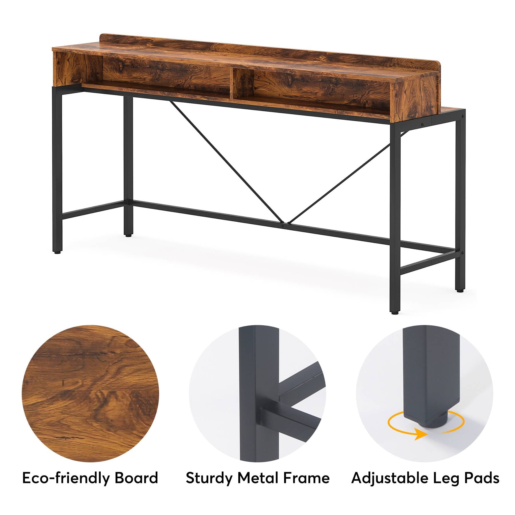 2-Tier Console Table, 70.9