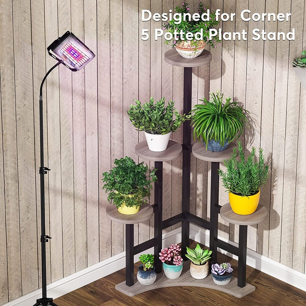 Corner Plant Stand Indoor  6 Tiered Plant Shelf Flower Stand