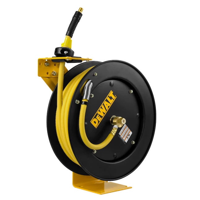 DEWALT DXCM024-0374 3/8 in. x 50 ft. Single Arm Auto Retracting Air Hose Reel