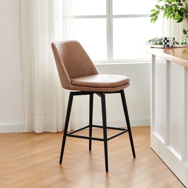 Ariel Counter Height Swivel Barstool Set of 2