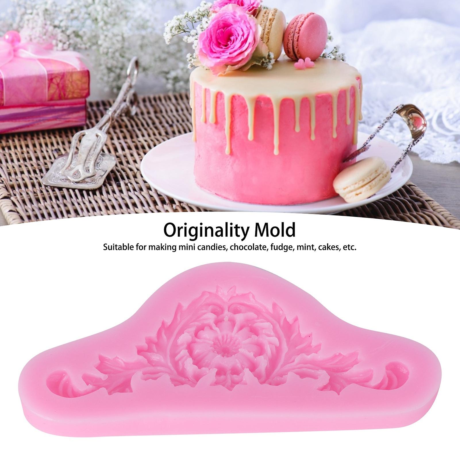 Cake Fondant Embossing Mould，silicone Fondant Mold，diy Chocolate Fondant Mould，easy To Clean，non-stick Molds，for Kitchen Bakery