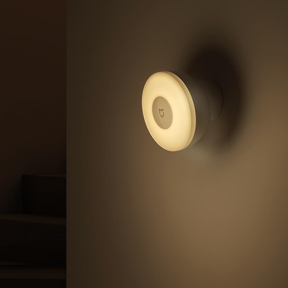 Xiaomi Mijia Night Light 2 Bt Version Magnetic Attraction Night Lamp 360 Rotating Adjustable Infrared Body Sensor Work With Mi Home App 2pcs No.225101