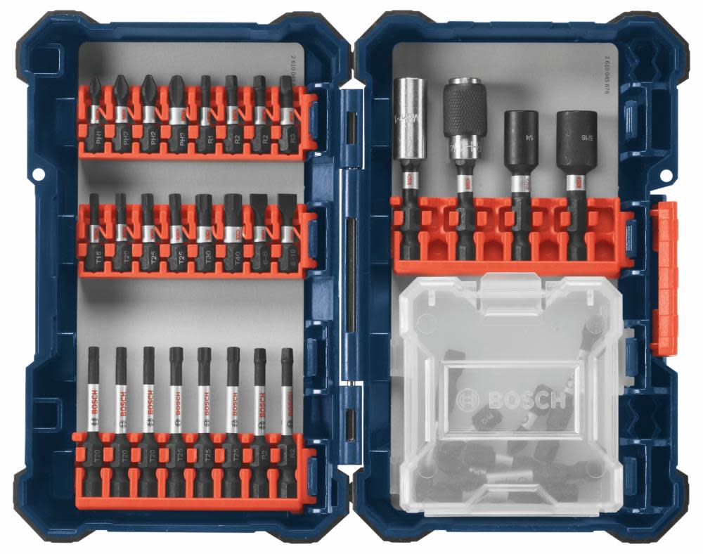 Bosch 38 pc. Impact Tough Screwdriving Custom Case System Set SDMS38 from Bosch