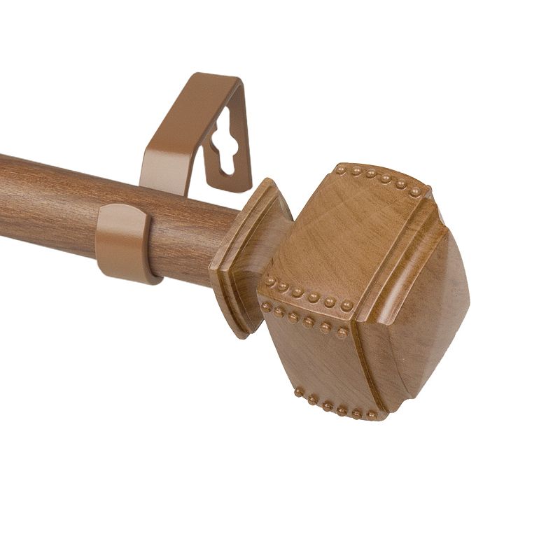 Rod Desyne 1 Bennet Faux Wood Curtain Rod