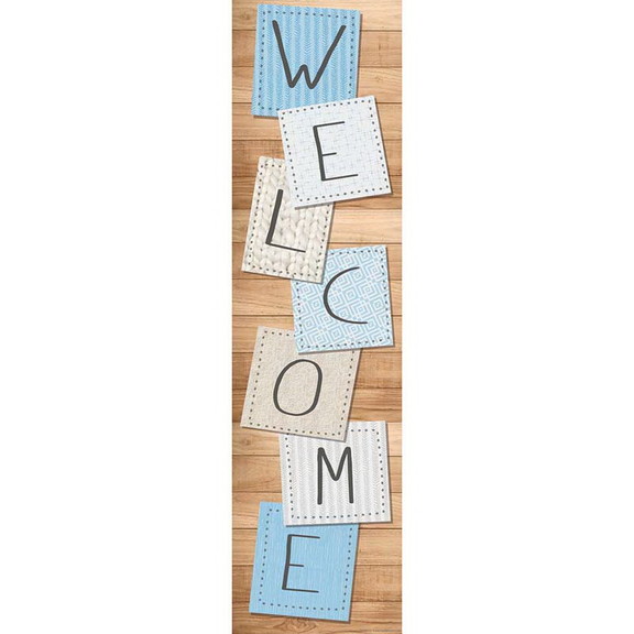 Eureka EU 849340 Welcome Banner Vertical  A Close ...