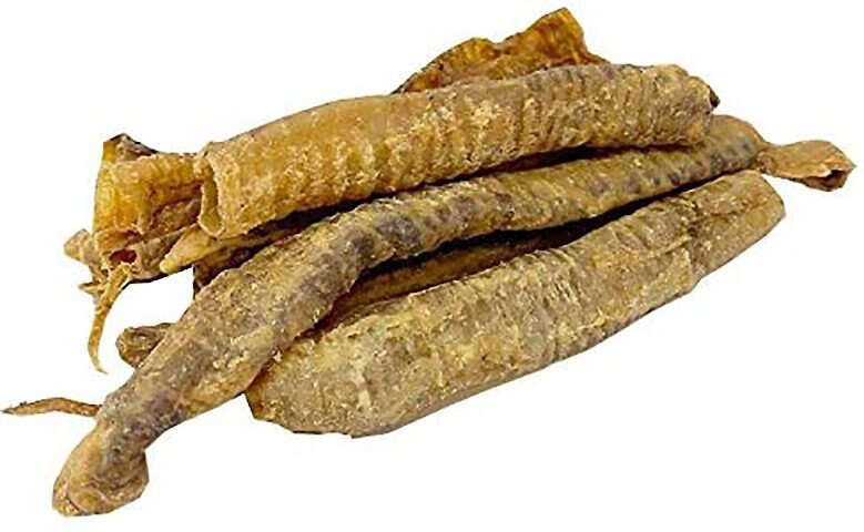 Amazing Dog Treats Lamb Trachea Dog Treats， 10-oz bag