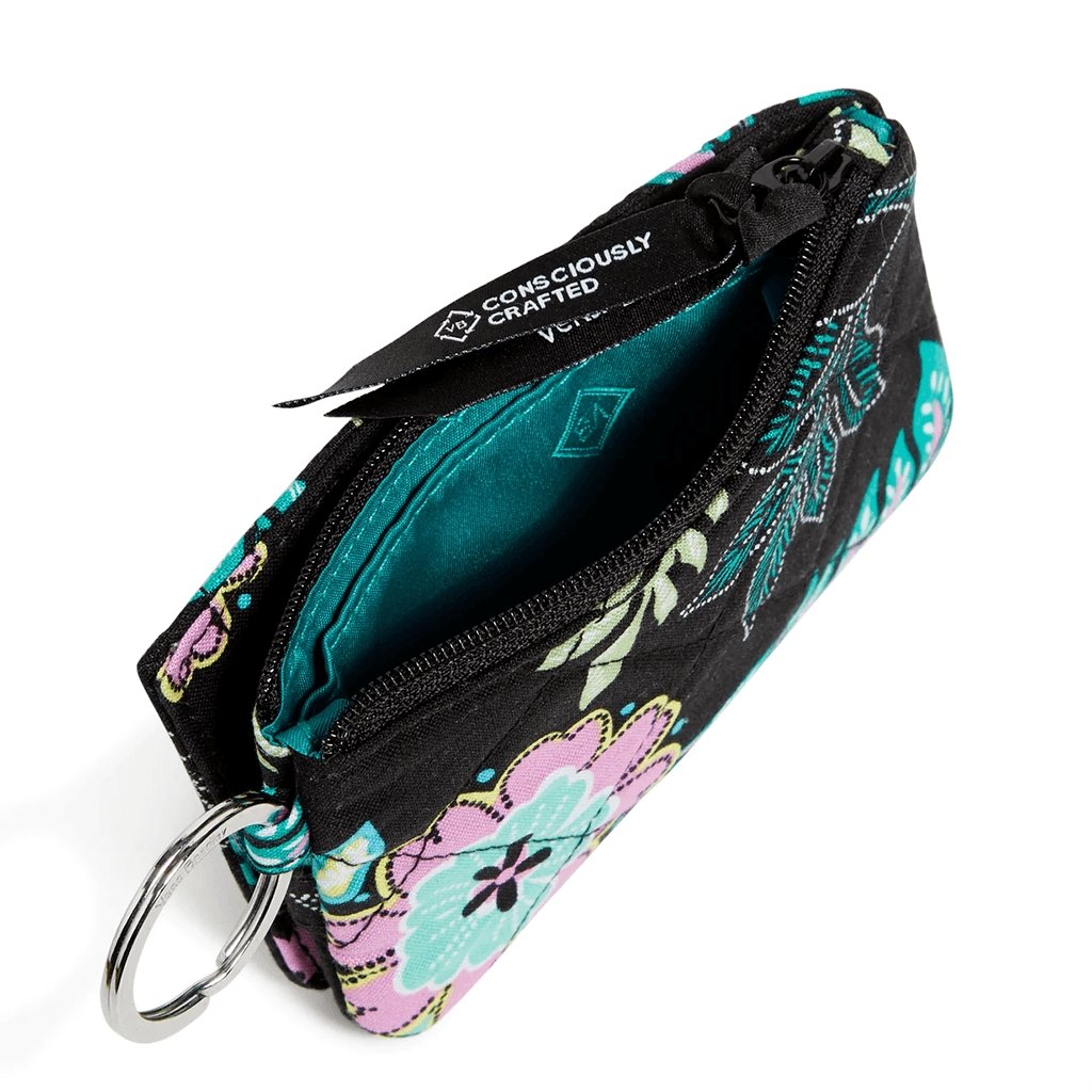 Vera Bradley  RFID Deluxe Zip ID Case in Island Garden