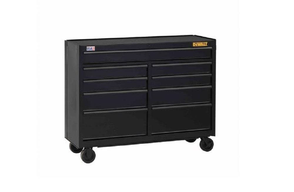 52 In. Black Metal Tool Chest Complete Unit