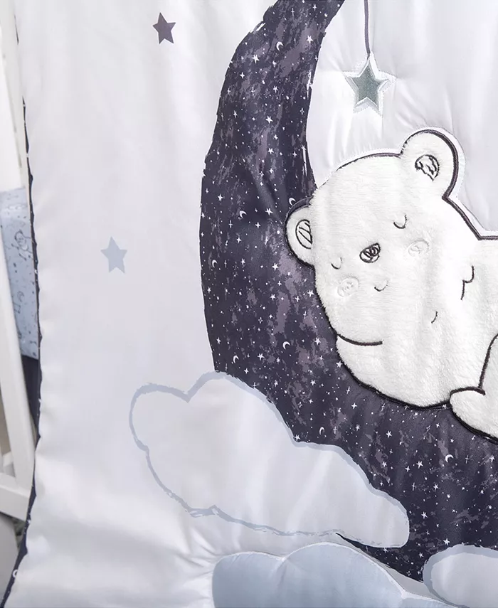 Trend Lab Sammy and Lou Bearly Dreaming 4 Piece Crib Bedding Set