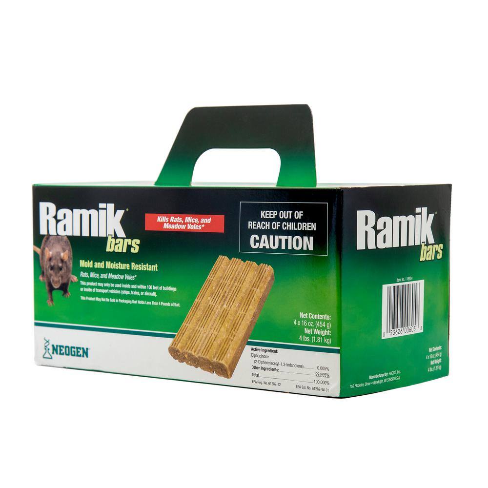 RAMIK Ramik Bars 4 x16 oz Bars 4 lb Box 116334