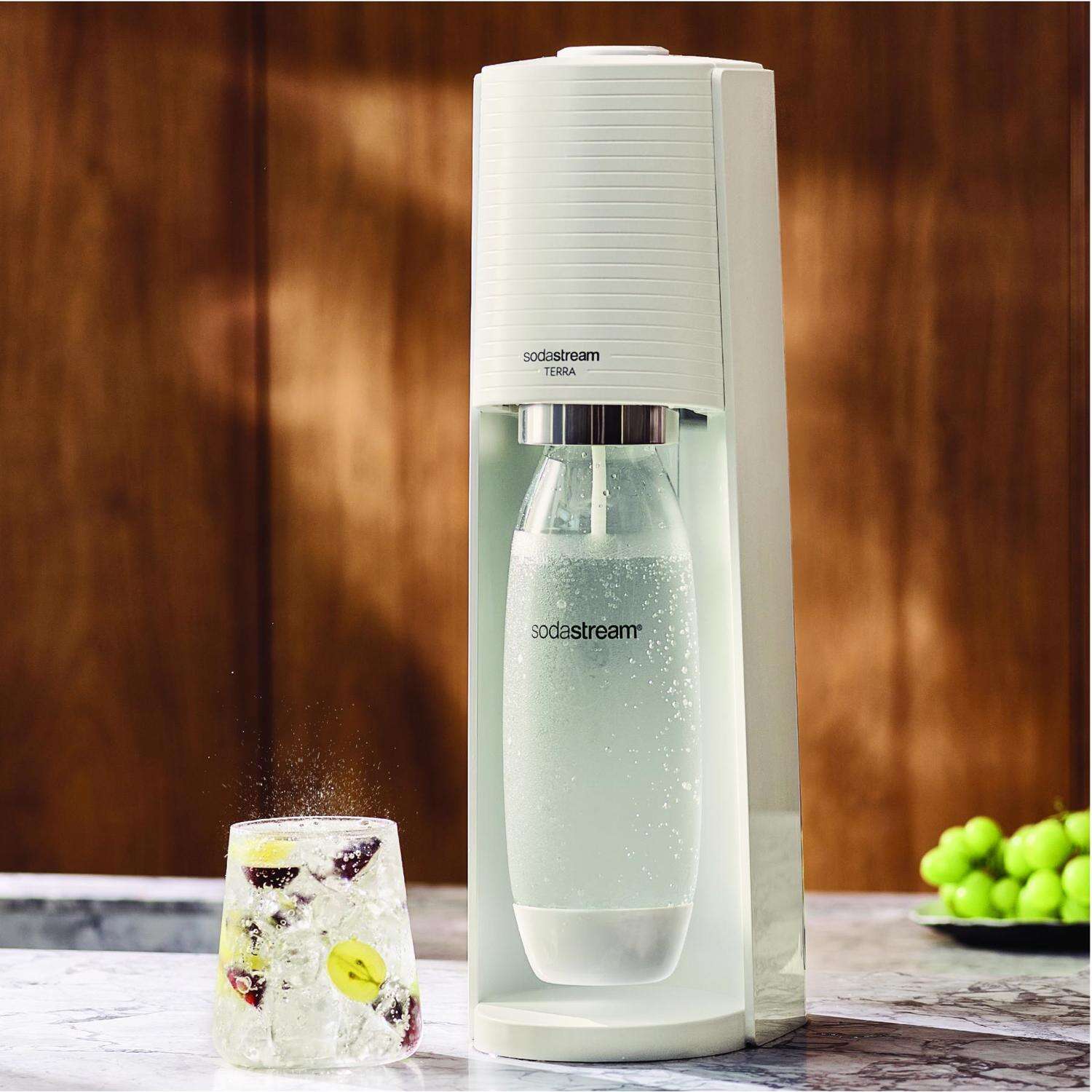 SodaStream Terra Machine Starter Kit White 1 L Soda Maker