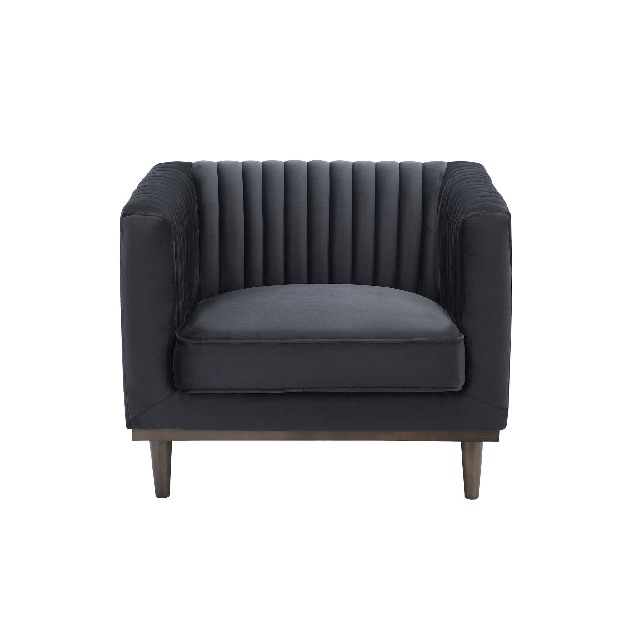 Sage Club Chair - Black Velvet