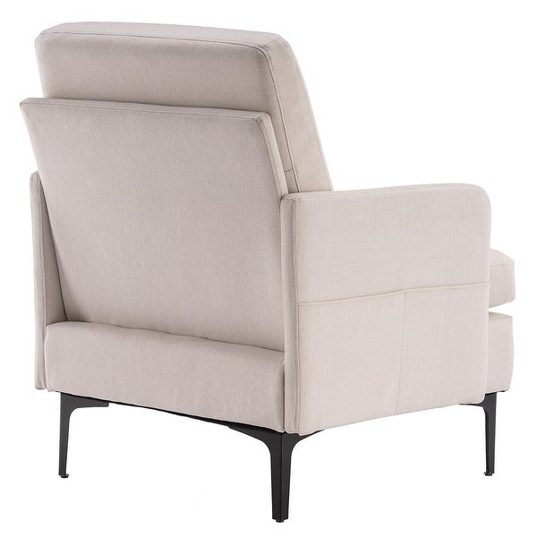 Lounge Chair， Comfy Single Sofa Accent Chair for Bedroom Living Room