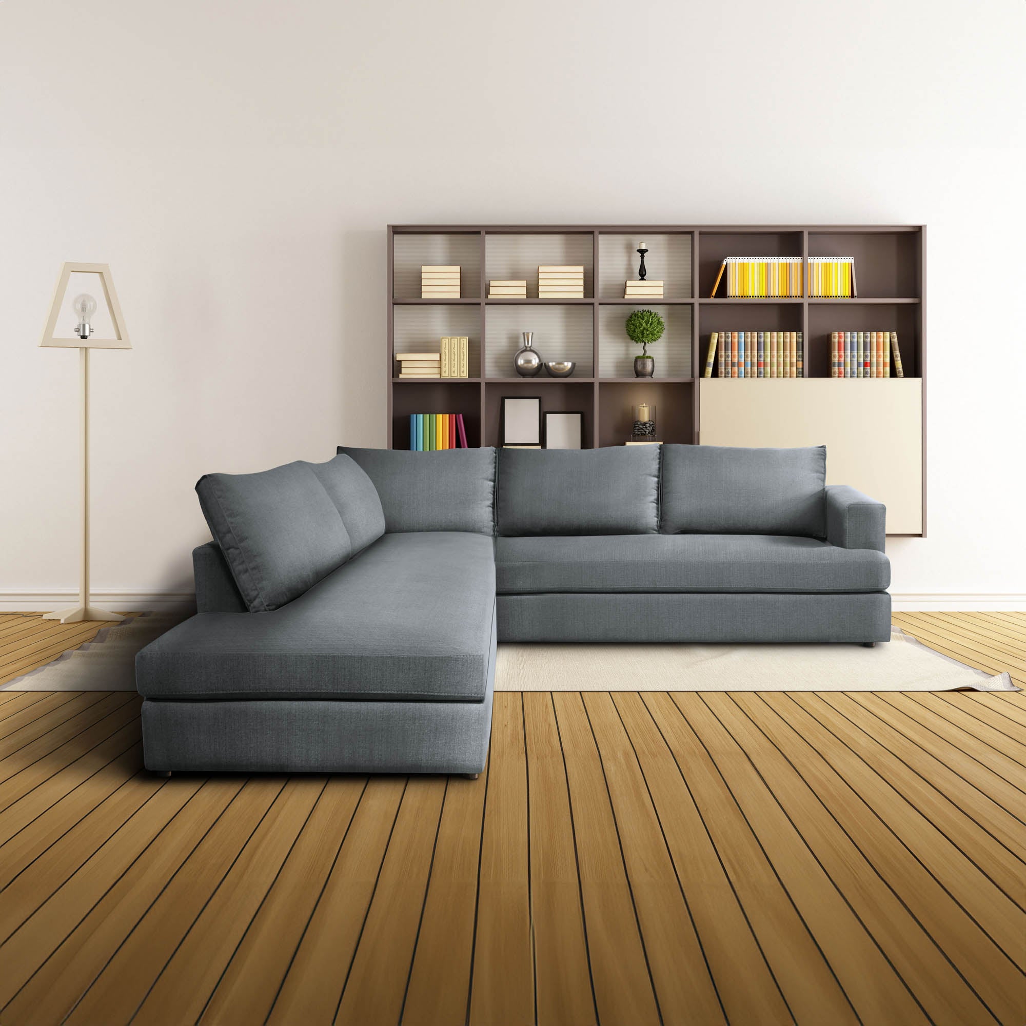 Taylor Left Sectional - Asphalt Grey