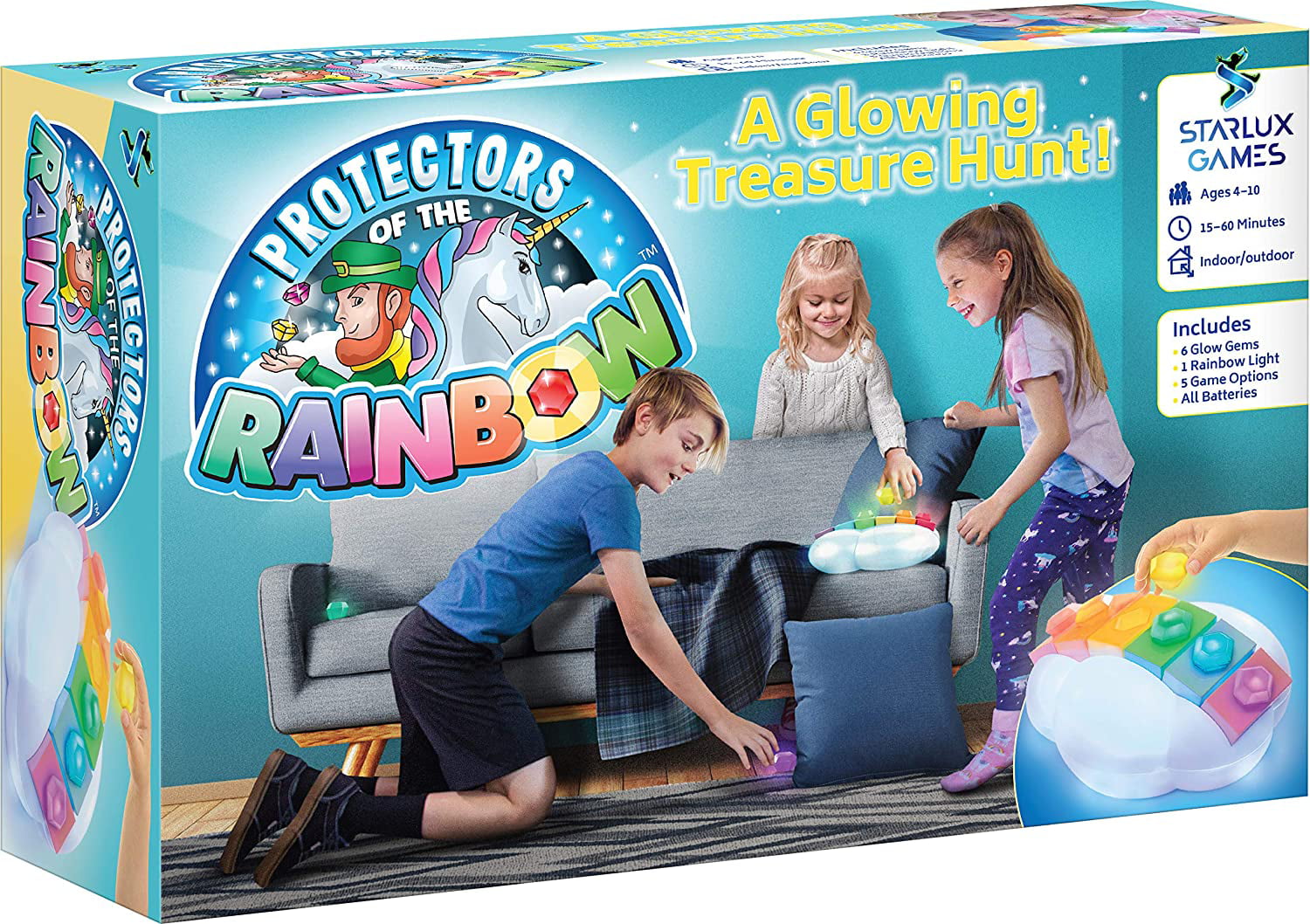 Protectors of The Rainbow: A Glow-in-the-Dark Unicorn Game - Part Hide and Go Seek Game， Part Fantasy Toy - Great for Birthdays， Playing at Home and Scavenger Hunts