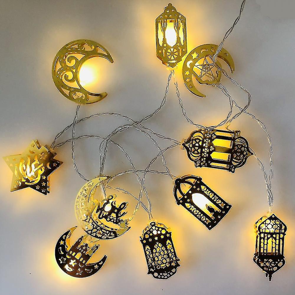 Ramadan Eid String Light， Star Fairy String Lights For Eid Festival Ch