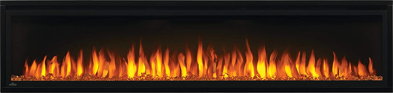 Napoleon NEFL72CFH 72Inch EnticeWall Hanging Electric Fireplace In B