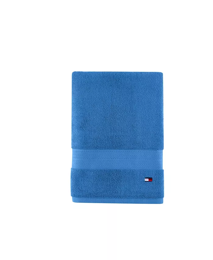 Tommy Hilfiger Modern American Solid Cotton Bath Towel 30 x 54