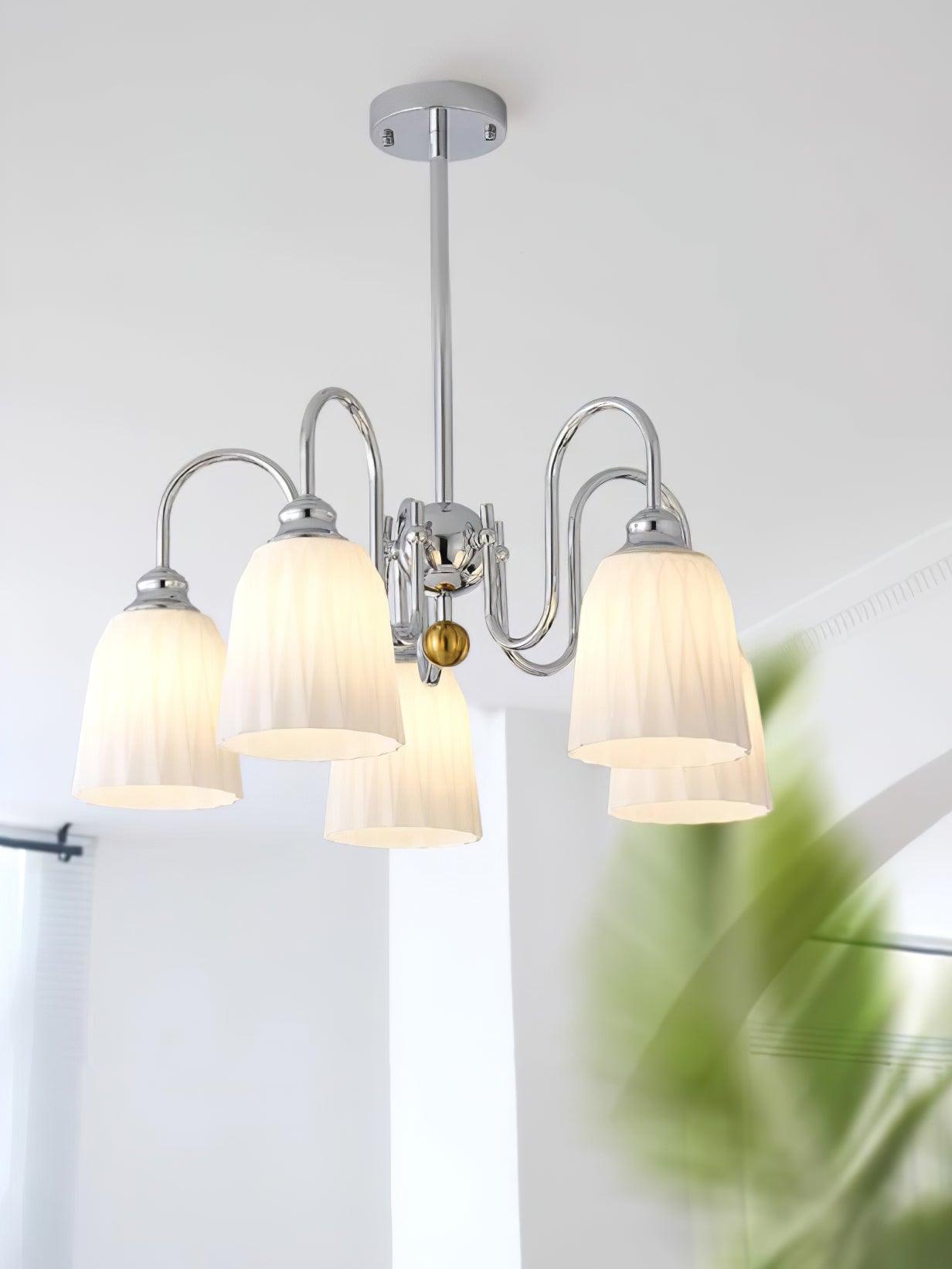 Bauhaus Pleated Chandelier