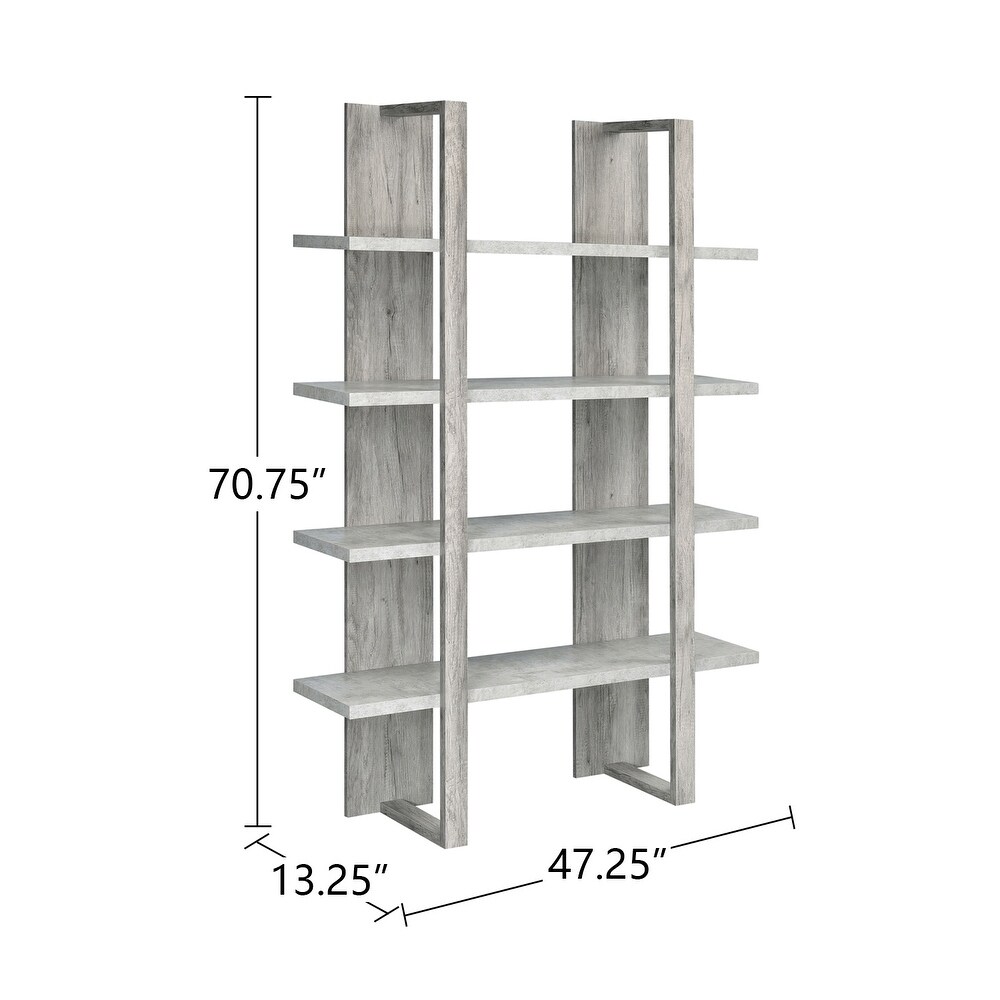 4 shelf Wood Bookcase