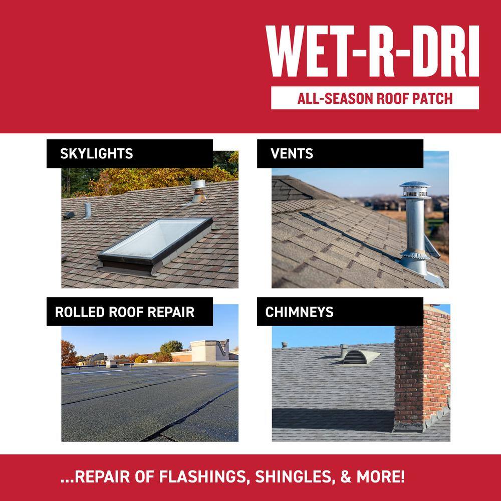 Gardner 10 oz. Wet-R-Dri All-Season Roof Patch (12-Case) 0379-GA