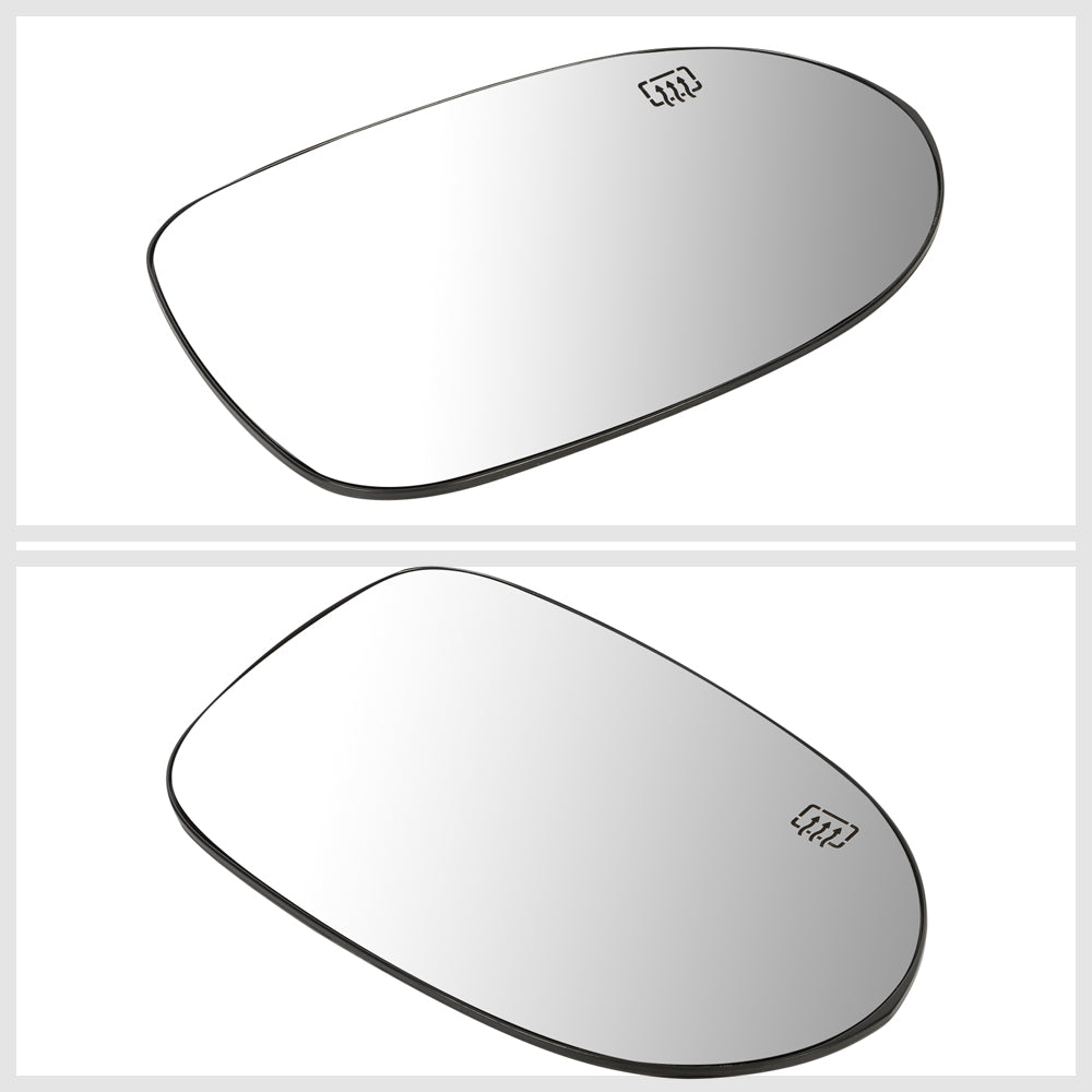 [Right] Passenger Side Mirror Glass Lens with Heated for 07-17 Caliber/Compass