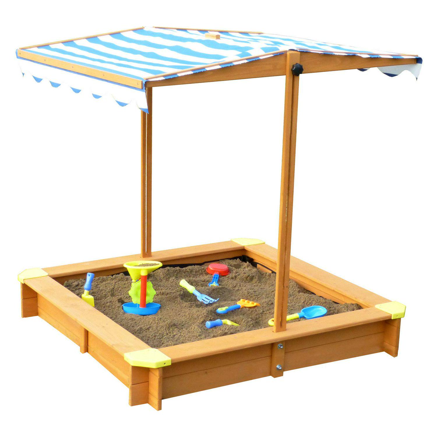 Turtleplay Sandbox with Canopy