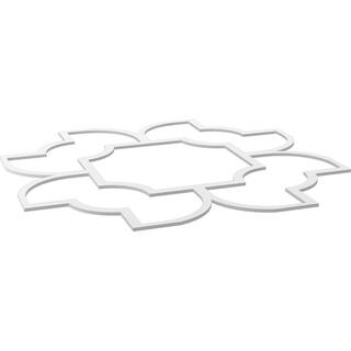 Ekena Millwork 83 in. W x 83 in. H x-38 in. T Large Anderson Decorative Fretwork Ceiling Panels in Architectural Grade PVC CELP83X8301AND