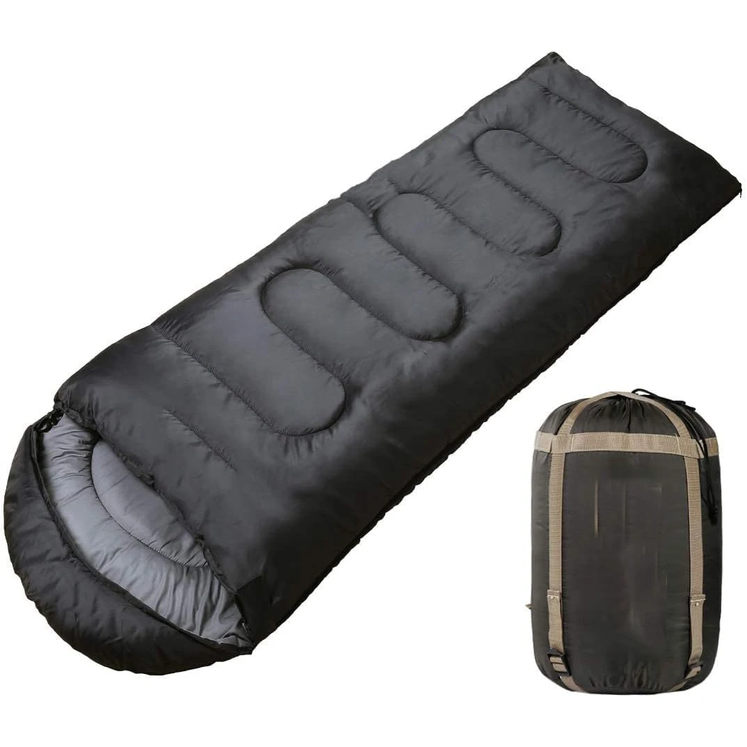 3 4 Seasons Warm Cold Weather Lightweight  Portable  Waterproof Sleeping Bag with Compression Sack